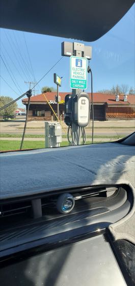 EV charger at Jo Carroll Energy