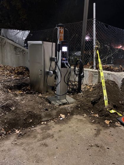 EV charger at Franklin St Public Parking