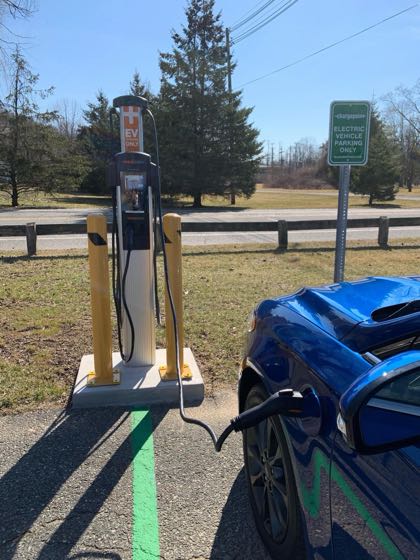 EV charger at Station Park