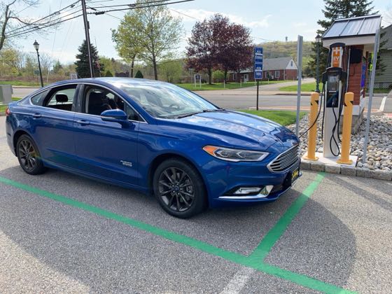 EV charger at Sparta Townhall