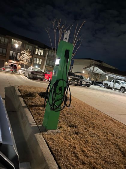 EV charger at Tacara Village Apartments