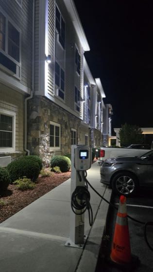 EV charger at Comfort Inn Brewster