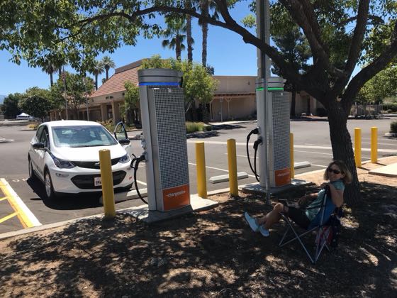 EV charger at Highland City Hall