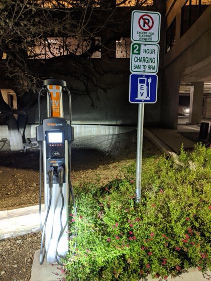EV charger at Hixme