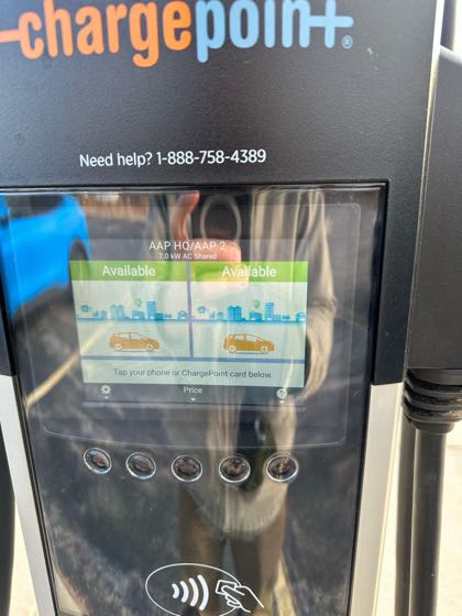 EV charger at American Academy of Pediatrics