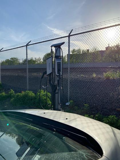 EV charger at The Parkville Market