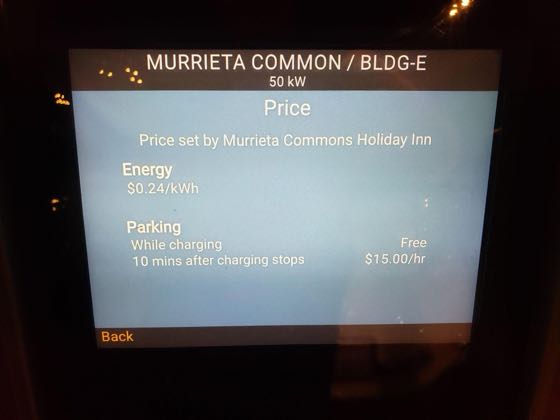 EV charger at Holiday Inn Express & Suites
