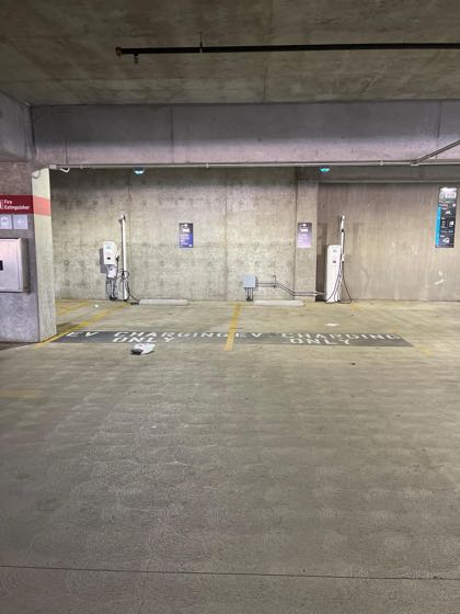 EV charger at Citrus / APU Metro A-Line Station
