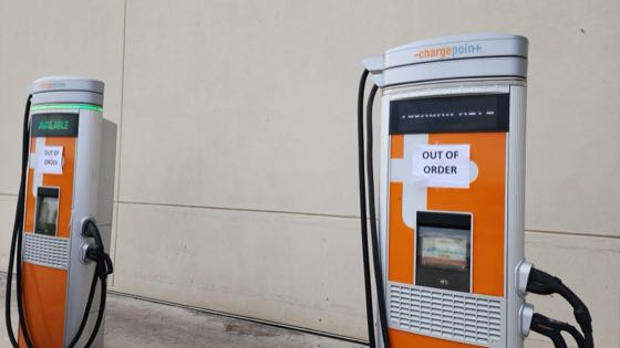 EV charger at Fuel America / Sonic Drive-In