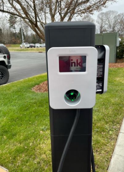 EV charger at Audi North Park