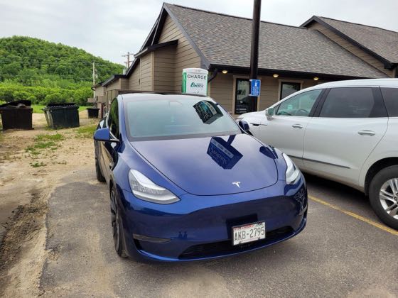 EV charger at Kickapoo Creekside