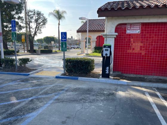 EV charger at Shell Monrovia