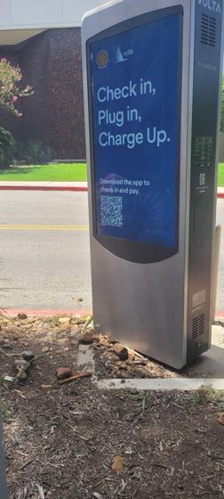 EV charger at North Star Mall - Saks East