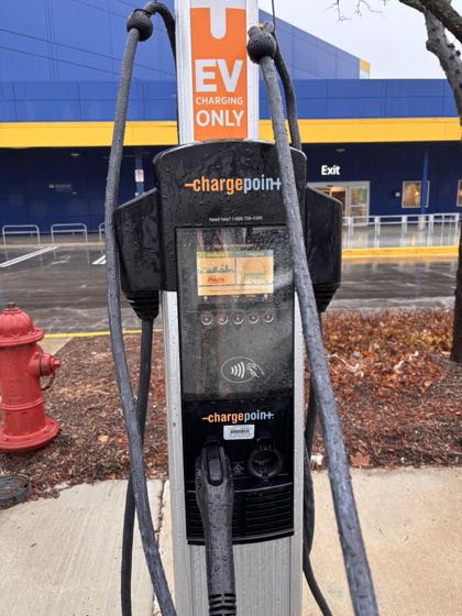 EV charger at IKEA