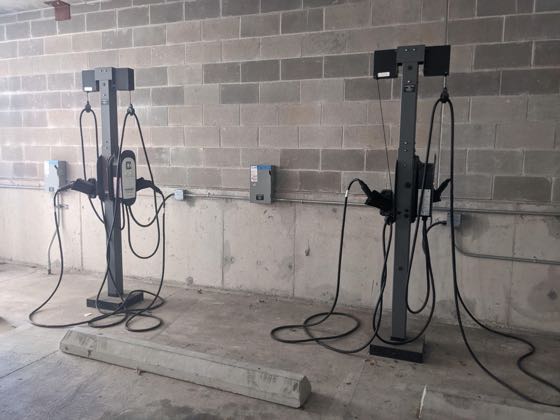 EV charger at Hilton Garden Inn