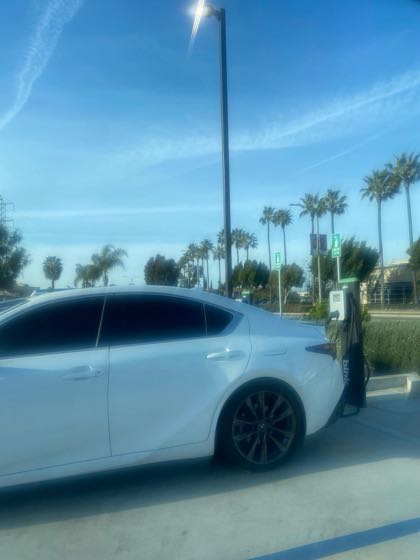 EV charger at SouthBay Pavilion - Raising Canes