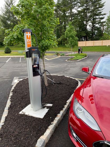 EV charger at Fellowship Village
