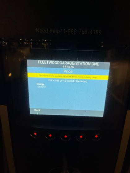 EV charger at Mount Vernon Fleetwood