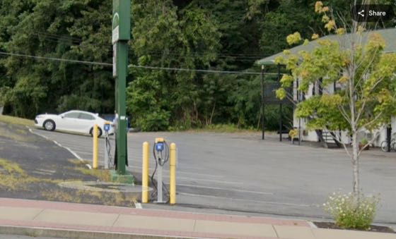 EV charger at Lake View Inn