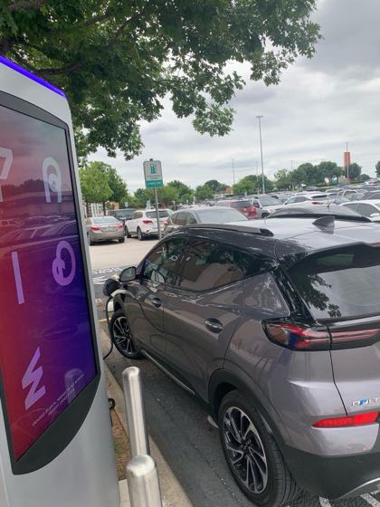 EV charger at The Parks Mall at Arlington - Dick's Sporting Goods