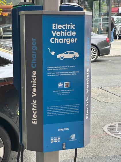 EV charger at 33rd St Parking/Charging