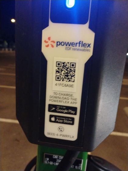 EV charger at Harbor UCLA Medical Center - Lot D