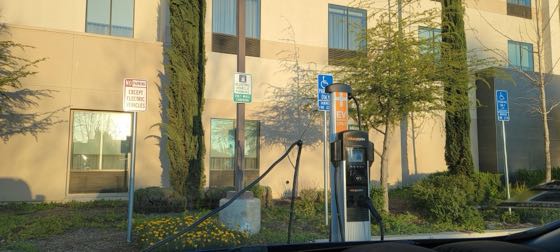 EV charger at Hampton Inn & Suites Murrieta Temecula