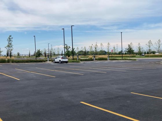 EV charger at Aurora Health Center