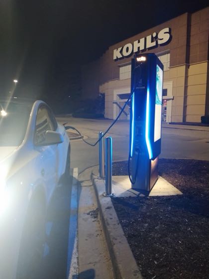 EV charger at Kohl's