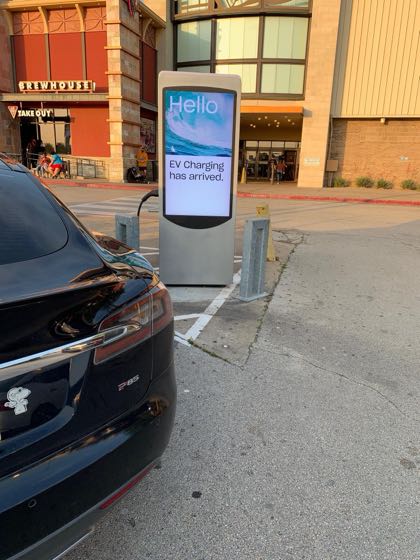 EV charger at Town East Mall - Dick's Sporting Goods