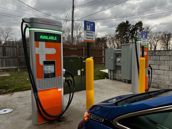EV charger at BP Washtenaw Ave