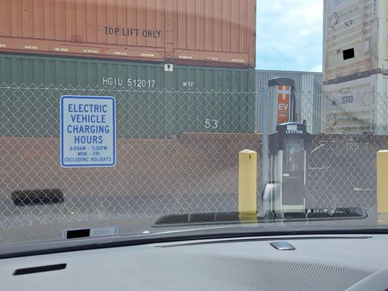 EV charger at Wisconsin Department of Natural Resources