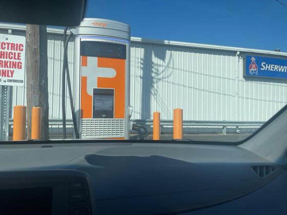 EV charger at DeMaagd GMC Nissan - West