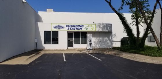 EV charger at Lou Bachrodt Chevrolet