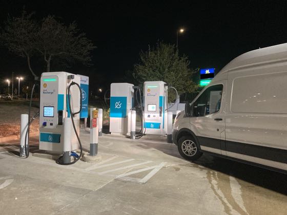EV charger at Timewise / Shell Gas