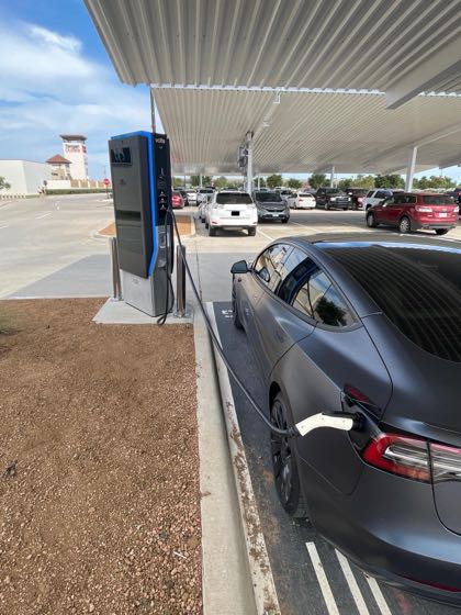 EV charger at Tanger Outlets - Polo Ralph Lauren