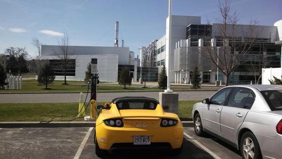 EV charger at NY Creates - Visitor Parking