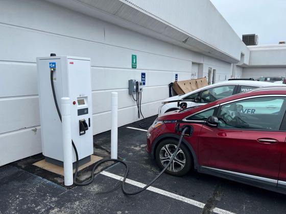 EV charger at GM - Bergstrom Chevrolet Cadillac