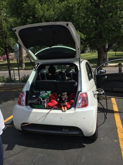 EV charger at Cal State University Northridge - Lot B2