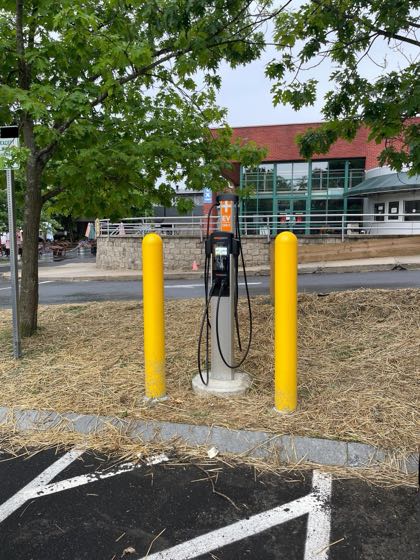 EV charger at Town of Great Barrington Taconic Lot