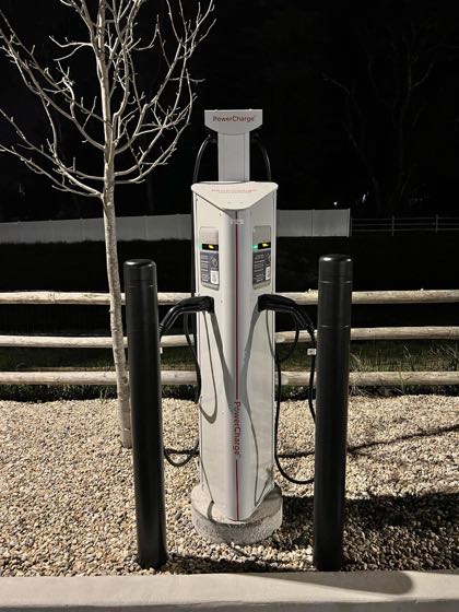 EV charger at Eastdale Village