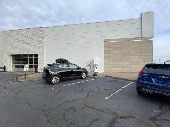 EV charger at Romain GMC Buick