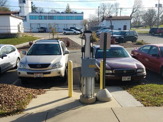 EV charger at Monona Community Center