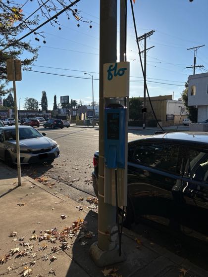 EV charger at Hazeltine Ave & Gilmore St Parking
