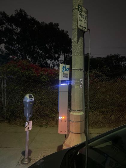 EV charger at N Larchmont Blvd & Clinton St Parking