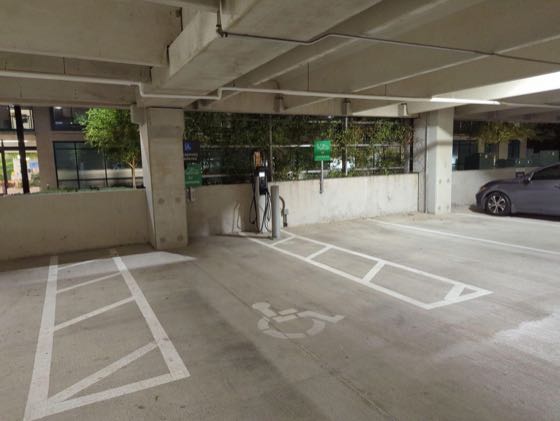 EV charger at Eastlake at Tillery - Garage