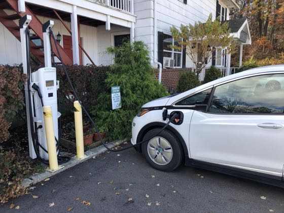 EV charger at Chatham Travel Lodge