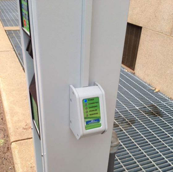 EV charger at CT Department of Energy & Environmental Protection
