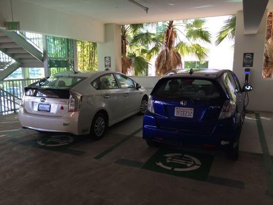 EV charger at Hoag Hospital