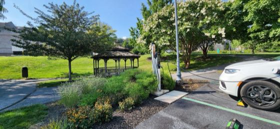 EV charger at Masonic Village